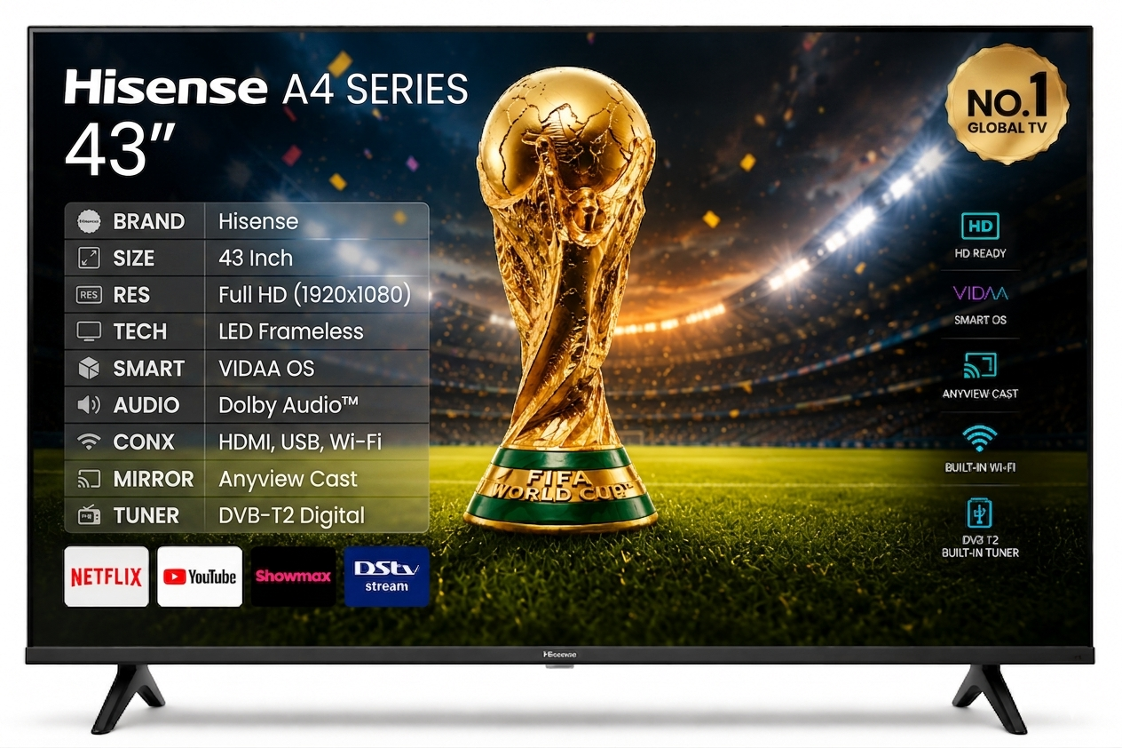 Hisense 43 Inch A4 Series FHD Hisense 43 Inch A4 Series FHD - Image 1