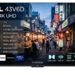TCL 43V6D 43 Inch 4K Smart Google TV
