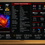 TCL 75-Inch 4K UHD Smart TV