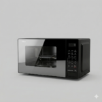 MIKA Microwave Oven 20L Digital With Grill (Combi) Mirror Black