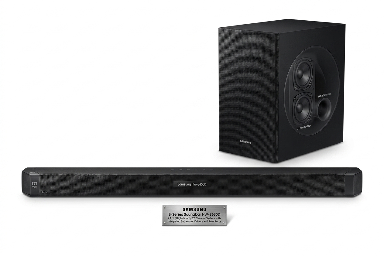 Gemini_Generated_Image_598ov9598ov9598o Samsung HW-B650D B-Series Soundbar (3.1 Channel) - Image 1