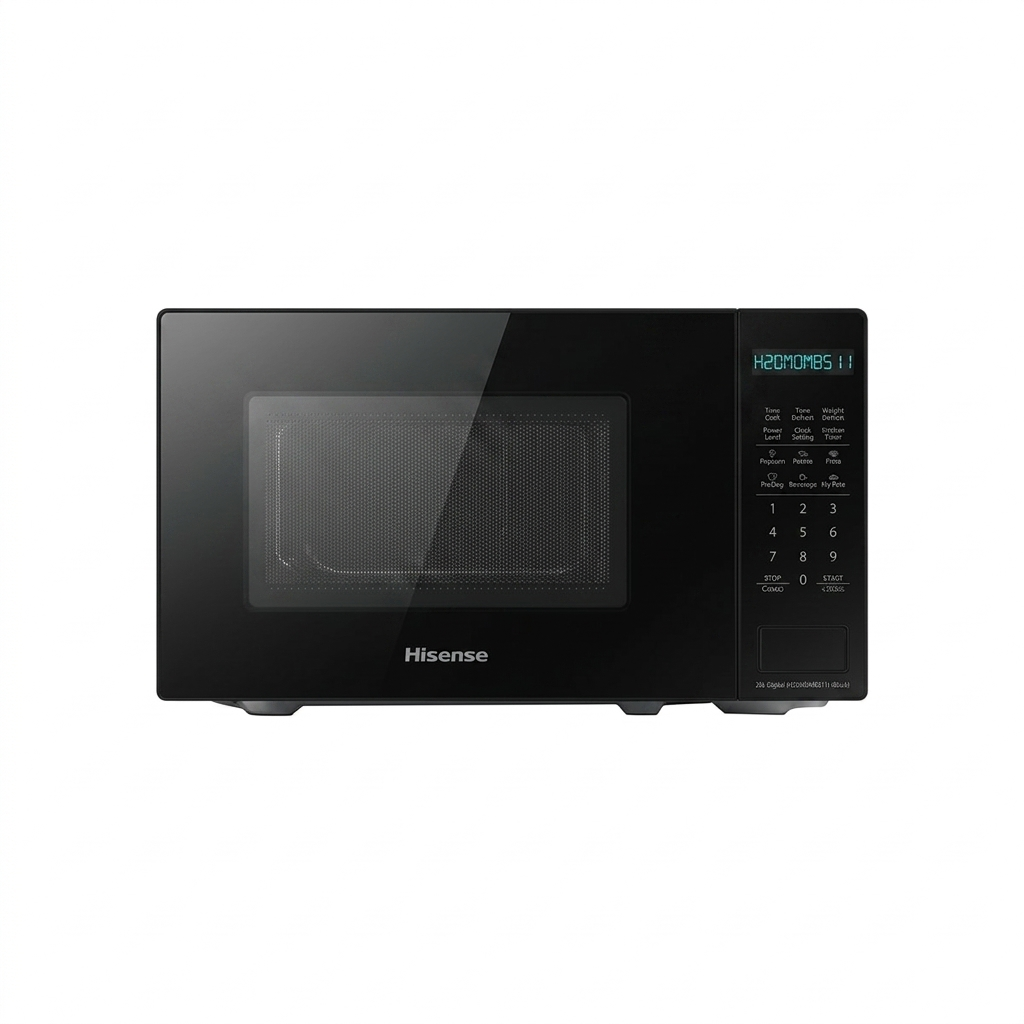 Gemini_Generated_Image_aa29n9aa29n9aa29 Hisense 20L Digital Microwave H20MOMBS11 (Black) - Image 1