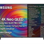 Samsung 85 Inch QN85F 4K Neo QLED Mini LED Vision AI TV