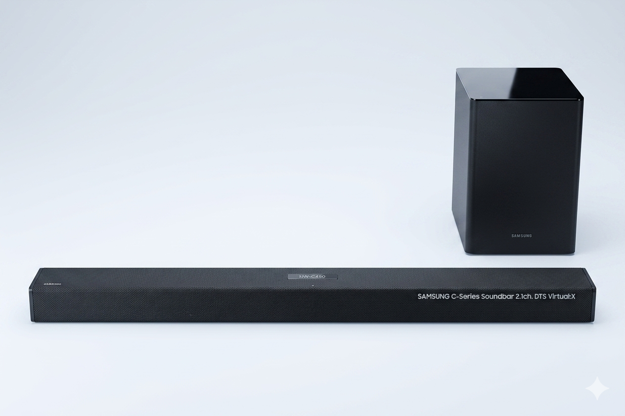 Gemini_Generated_Image_gy13pwgy13pwgy13 Samsung HW-C450 C-Series Soundbar (2.1 Channel ) - Image 1