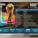 Hisense 100 Inch Smart 4K ULED Mini-LED TV (U7 Series – 144Hz)