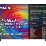 Samsung 85 Inch QLED 4K Q60D Tizen OS Smart TV (2024)