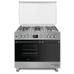 MIKA Standing Cooker 90×60cm Half Inox (MST9041WEG6HI)