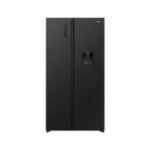 Hisense Fridge 541 Liters No Frost Black Glass Side-by-Side with Water Dispenser (REF558DR-BG)