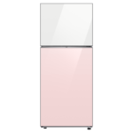 Samsung Bespoke Fridge 393 Liters Clean White & Clean Pink Top Mount Freezer (RT38CB66218C)