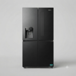 Samsung Bespoke AI Side-by-Side Refrigerator with Water & Ice Dispenser 627 Liters Black DOI (RS80F65G3FUT)