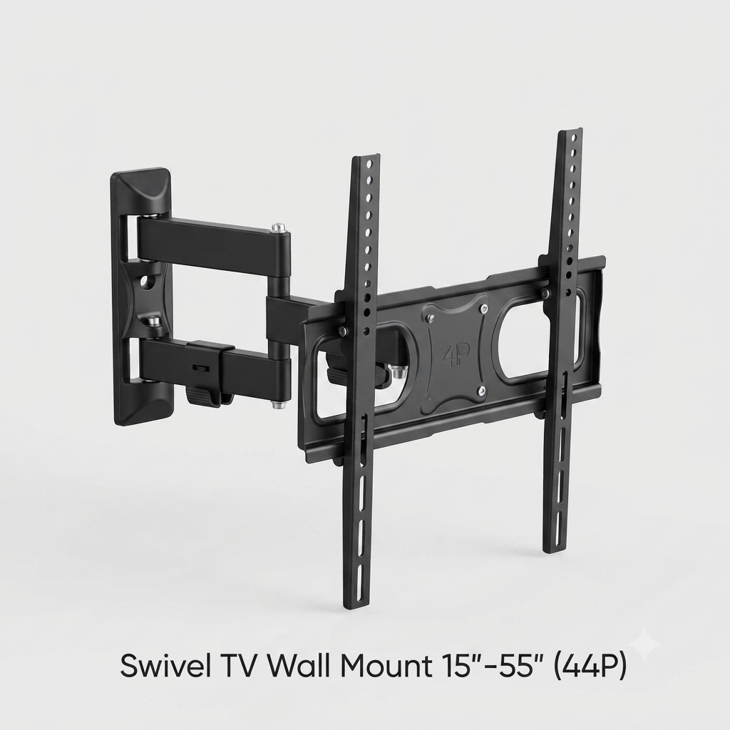 Gemini_Generated_Image_32qa0b32qa0b32qa Swivel TV Wall Mount 15"–55" (44P) - Image 1