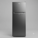 MIKA Fridge 2 Door Top Mount Freezer Defrost 138 Liters Dark Silver (MRDC138L)